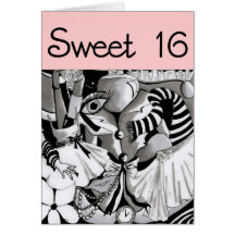 Sweet 16 greeting card