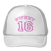Sweet 16 mesh hat