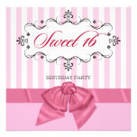 Sweet 16 - Personalised Birthday Party Invitations