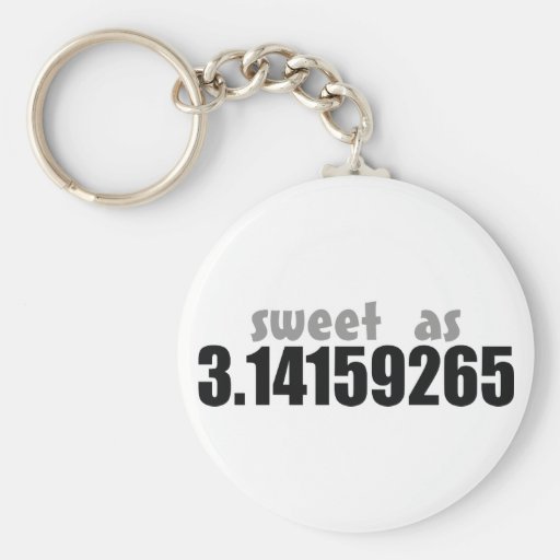 Sweet as Pi Key Chain