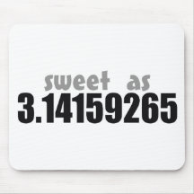 Sweet as Pi Mouse Pads