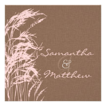 Sweet Autumn Bride Wedding Invitation Square