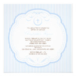 Sweet Blue Cross Baby Boy Baptism Inviation Invites