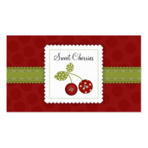 Sweet Cherries Business Cards