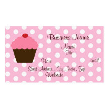 Sweet Cupcake Business Card