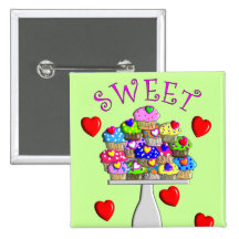 Sweet Cupcakes Gifts Button