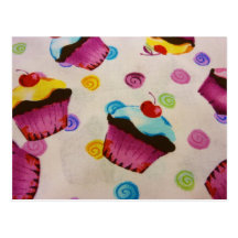 sweet cupcakes post card