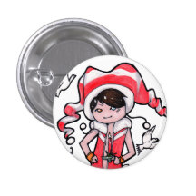 Sweet hat pinback buttons