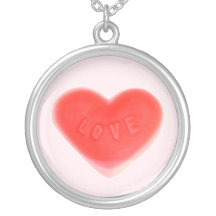 Sweet Heart Pink necklace round