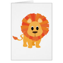 Sweet Lion Greeting Cards