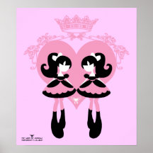 Sweet lolita Twins Print
