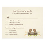 Sweet Love Wedding RSVP Card Invitation