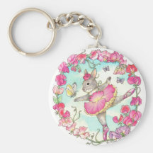 Sweet Pea Keychain