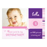SWEET PHOTO BIRTHDAY INVITES :: grace 3L
