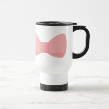 Sweet pink bow coffee mug