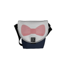 Sweet pink bow Messenger Bag
