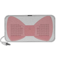 Sweet pink bow mp3 speaker