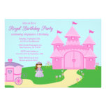Sweet princess girl's birthday party invitation