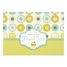 Sweet Retro TY Card Invites