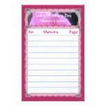 Sweet Rose Customized Stationery