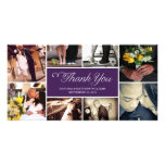 SWEET SCRIPT COLLAGE | WEDDING THANK YOU CARD PHOTO CARD