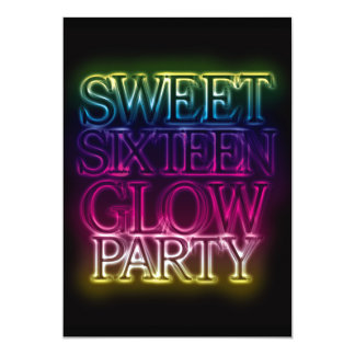 Glow Party Invitations & Announcements | Zazzle.com.au