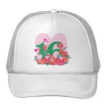 Sweet Sixteen, Happy Birthday Trucker Hat