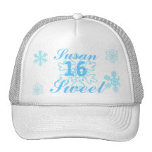 Sweet Sixteen Snowy Princess-Customise Hats