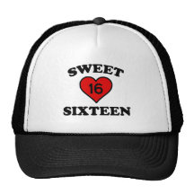 SWEET SIXTEEN TRUCKER HATS