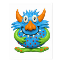 Sweet Spotted Monster Postcards