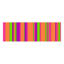 sweet stripe profile card business cards