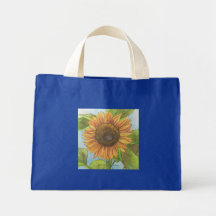 Sweet Sunflower TOTE Tote Bags