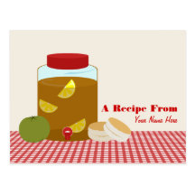 Sweet Tea, Green Tomato & Biscuits Recipe Postcard