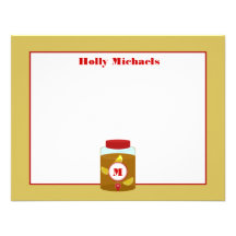 Sweet Tea With Lemon Personalised Flat Notecards Invitations
