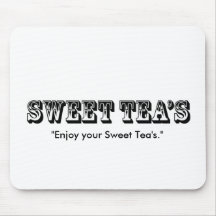 sweet-teas, "Enjoy your Sweet Tea's." Mouse Mat