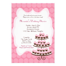 Sweet Treat Cupcake Bridal Shower 5x7 Invites