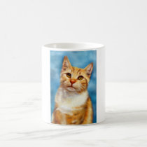 Sweet William - Orange Tabby Cat Art mugs