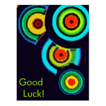 sweetbubbles3, Good  Luck! Postcard