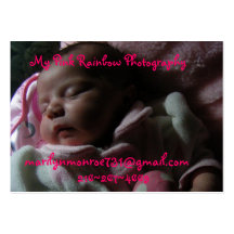 sweetDarling, My Pink Rainbow Photography, mari... Business Card Template