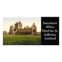 Sweetheart Abbey, Dumfries, Scotland Personalized Photo Card
