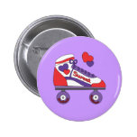 Sweetheart Skate Pinback Buttons