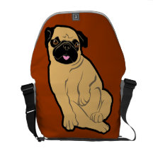Sweetie Pug Courier Bags