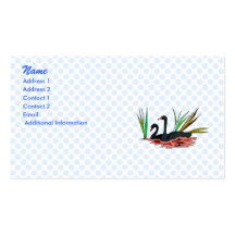 Swerril & Swirrel Swan Business Card Template