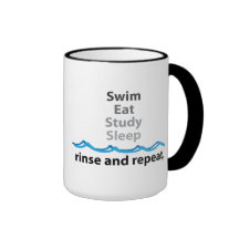 Swim Eat Study Sleep Mug