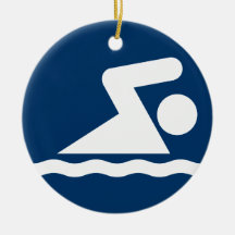 Swim Symbol Ornament