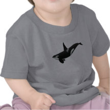 Swimming Orca Baby Tee