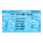 Swimming Pool Background with Blue Tiles Business Card Templates