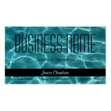 Swimming Pool Business Card