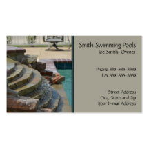 Swimming Pool Business Card