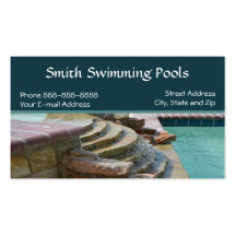 Swimming Pool Business Card